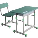 Bàn ghế học sinh gia đình BHS302, GHS301 - Bàn học liền kệ