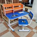 Bộ bàn ghế học sinh liền giá sách HP-